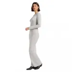 Платье Lee 112371663 long sleeve long, серый - фото 4