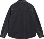 Рубашка Stussy Boxy Western Denim Shirt 'Washed Black', черный - фото 3