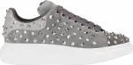 Кроссовки Alexander McQueen Oversized Spiked Sneaker Grey, серый - фото