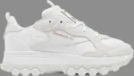 Кроссовки cardi b x classic leather big kid 'white' Reebok, белый - фото