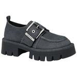 MICHAEL KORS Колби лоферы 6 см женские джинсовые черные - фото 3