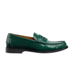 Кроссовки Gucci Loafer Interlocking G - Green, зеленый - фото