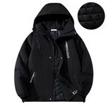 Куртка Unisex AMBER LIGHT, черная (3-в-1 со съемным утеплителем) - фото 4