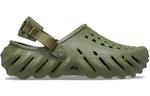 Сабо Crocs Echo Clog 'Olive' - фото 2
