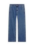 Calvin Klein Jeans Джинсы Wide Leg в синем дениме - фото