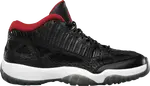 Кроссовки Air Jordan 11 Retro Low Black Charcoal Red 2011, черный - фото