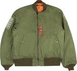 Куртка Human Made Flight Jacket 'Olive', зеленый - фото 2