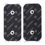 Электроды Compex 2 EasySnap Performance, 5x10 см, черные, черный - фото