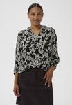 Блуза Kaffe PRINTED AMBER , Black Deep Chalk /Black - фото