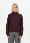 Джемпер Vero Moda VMPLAZA ZIPPER BLOUS, Winetasting/Bordeaux - фото