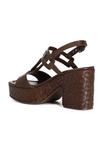 Босоножки на платформе High heeled sandals CAFèNOIR, темно-коричневый - фото 3