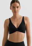 Топ бикини OYSHO SHAPEWEAR-EFFECT KNOT HALTER, Black - фото