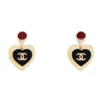CHANEL Серьги Women's Black Gold - фото 2