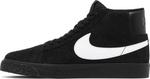 Кроссовки Nike Zoom Blazer Mid SB 'Black White', черный - фото 4