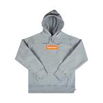 Худи Supreme Logo Hooded, серый - фото 2
