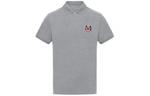 Футболка поло мужская серая Moncler - фото 2