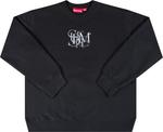 Толстовка Supreme Overlap Crewneck 'Black', черный - фото 2