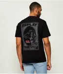 Футболка Relaxed fit Replay, черный - фото 3