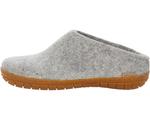 Сабо Wool Slip-On Rubber Outsole Glerups, серый - фото 4