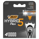 Bic Hybrid5 Flex картриджи для бритвы, 4 шт/1 упаковка - фото 2