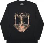 Лонгслив Palace Spooked Long-Sleeve 'Black', черный - фото