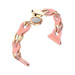 Ремешок Xiaomi Совместимость Металлический CHENSONG, Магнитная застёжка Кожаный Патчворк Цепочка-Вишнёвый Розовый - фото 8