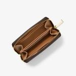 Кошелек Michael Michael Kors Small Logo and Leather, коричневый - фото 3