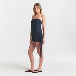 Шорты SKIMS Cotton Jersey Foldover, темно-синий - фото 4