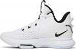 Кроссовки Nike LeBron Witness 5 EP 'White Black', белый - фото 4