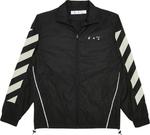 Топ Off-White Diag Nylon Track Top 'Black/Abbey/Stone', черный - фото 2