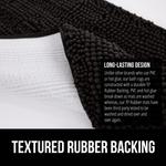 Коврик для ванной Gorilla Grip, 153х44 см, черный - фото 4