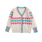 Детский свитер V-образным вырезом Moderate PROTECTCAMEL, белый - фото