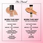 Тональная основа Born This Way Soft Matte Foundation Too Faced, 1 oz, Mocha - фото 9