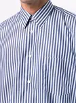 Полосатая рубашка на пуговицах Comme Des Garçons Shirt, синий - фото 5