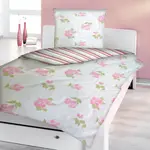 Постельное белье Dyckhoff «Розали» из мягкой махры, цвет blau - фото