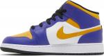 Кроссовки Air Jordan 1 Mid GS Lakers, фиолетовый - фото 3