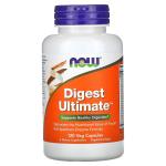 NOW Foods, Digest Ultimate, 120 вегетарианских капсул - фото