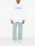 Худи с логотипом VETEMENTS, белый - фото 2
