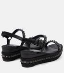 Кожаные эспадрильи pyraclou Christian Louboutin, черный - фото 3