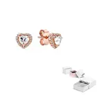 Серьги-гвоздики Cubic Zirconia для женщин Pandora - фото