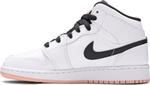 Кроссовки Air Jordan 1 Mid GS White Arctic Orange, белый - фото 3