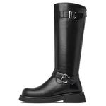 JOSINY Сапоги женские, черные/коричневые - фото