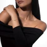 Колье Messika Move Uno Pavé, желтое золото/бриллианты - фото 3