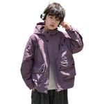 Детская куртка с капюшоном Moderate EASTERN CAMEL, фиолетовый - фото