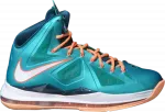 Кроссовки Nike LeBron 10 'Miami Dolphins', бирюзовый - фото