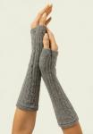 Перчатки Calzedonia Fingerless gloves, Grey/Light Grey - фото 2