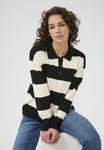 Топ Kaffe LIZZA STRIPED, Black Turtledove Wide Stripe/Black - фото 4