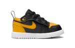 Jordan Air Jordan 1 Обувь для малышей TD, Black/Yellow - фото 2