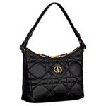 DIOR Сумка мини через плечо женская черная - фото 3