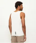 Майка slim fit Ea7, экрю - фото 3